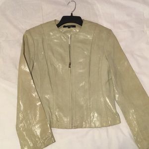Alligator print jacket